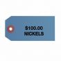 $100 Nickels - Blue