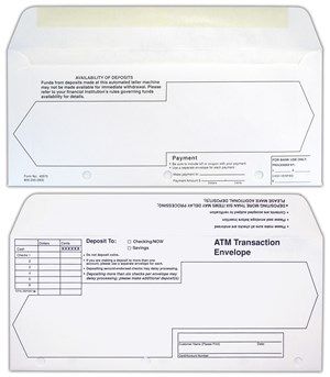 ATM Deposit Envelope - Generic