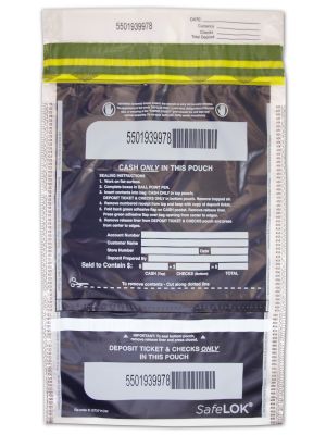 SafeLok VT 10x15 Clear Deposit Bag, 500/Carton