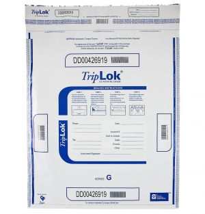 TripLok 20x24 Carton of 250 White Security Bag