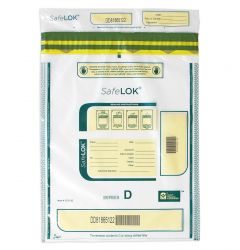 SafeLok 12x16 Clear Deposit Money Bag, Carton