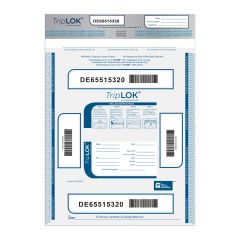 TripLok 15x20 Carton of 250 Clear Security Bag with Pocket