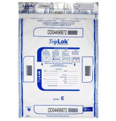 TripLok 15x20 Carton of 250 Clear Security Bag with Pocket