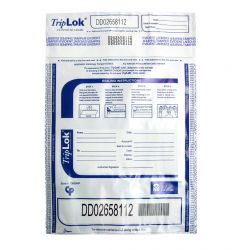 TripLok 9x12 Carton of 500 White Security Bag with Pocket